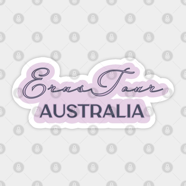 Eras Tour Australia Sticker by Likeable Design